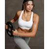 image:imageRUNNING GIRL High Impact Sports Bras for WomenCrisscross Back Adjustable Straps Bra with Hook Closure Workout Supportive BraAwhite