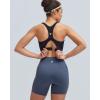 image:imageRUNNING GIRL High Support Sports Bra for WomenRacerback Hook Back Sports Bra Moulded Cup Workout Bra Push upBlack