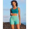 image:imageRUNNING GIRL High Support Sports Bra for WomenRacerback Hook Back Sports Bra Moulded Cup Workout Bra Push upGreen