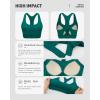 image:imageRUNNING GIRL High Support Sports Bra for WomenRacerback Hook Back Sports Bra Moulded Cup Workout Bra Push upGreen