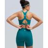 image:imageRUNNING GIRL High Support Sports Bra for WomenRacerback Hook Back Sports Bra Moulded Cup Workout Bra Push upGreen