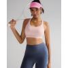 image:imageRUNNING GIRL Sports Bra for WomenY Back Molded Cup Strappy Running High Impact Sports Bra with Sewn in PadsPink