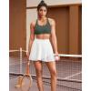 image:imageRUNNING GIRL Sports Bras for Women MediumHigh Impact Running Strappy Sports Bra with Removable PadsBink Green