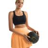 image:imageRUNNING GIRL Sports Bras for WomenAdjustable Straps Running Supportive High Impact Sports Bra with Sewn in PadsAblack