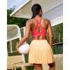 image:imageRUNNING GIRL Sports Bras for WomenAdjustable Straps Running Supportive High Impact Sports Bra with Sewn in PadsAdeep Red