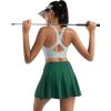 image:imageRUNNING GIRL Sports Bras for WomenAdjustable Straps Running Supportive High Impact Sports Bra with Sewn in PadsAgrey