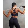 image:imageRUNNING GIRL Sports Bras for WomenAdjustable Straps Running Supportive High Impact Sports Bra with Sewn in PadsAnavy Blue