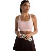 image:imageRUNNING GIRL Sports Bras for WomenAdjustable Straps Running Supportive High Impact Sports Bra with Sewn in PadsApink