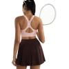 image:imageRUNNING GIRL Sports Bras for WomenAdjustable Straps Running Supportive High Impact Sports Bra with Sewn in PadsApink