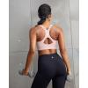 image:imageRUNNING GIRL Sports Bras for WomenAdjustable Straps Running Supportive High Impact Sports Bra with Sewn in PadsApink