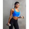 image:imageRUNNING GIRL Sports Bras for WomenAdjustable Straps Running Supportive High Impact Sports Bra with Sewn in PadsAsparkle Blue