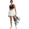 image:imageRUNNING GIRL Sports Bras for WomenHigh Impact Criss Cross Back Molded Cup Running Bra with Sewn in PadsAblack
