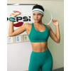image:imageRUNNING GIRL Sports Bras for WomenHigh Impact Criss Cross Back Molded Cup Running Bra with Sewn in PadsAteal