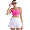 image:imageRUNNING GIRL Sports Bras for WomenHigh Impact Criss Cross Back Molded Cup Running Bra with Sewn in PadsBhot Pink