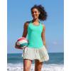 image:imageRUNNING GIRL Tank top with Built in Bra for WomenCompression Shirts Crisscross Back Workout Yoga TopsBright Green