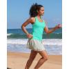 image:imageRUNNING GIRL Tank top with Built in Bra for WomenCompression Shirts Crisscross Back Workout Yoga TopsBright Green