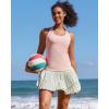 image:imageRUNNING GIRL Tank top with Built in Bra for WomenCompression Shirts Crisscross Back Workout Yoga TopsPink
