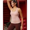image:imageRUNNING GIRL Workout Tank Tops for WomenRacerback Yoga Tops with Built in Bras Athletic Exercise Tops PaddedFlush Pink