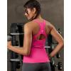 image:imageRUNNING GIRL Workout Tank Tops for WomenRacerback Yoga Tops with Built in Bras Athletic Exercise Tops PaddedHot Pink