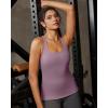 image:imageRUNNING GIRL Workout Tank Tops for WomenRacerback Yoga Tops with Built in Bras Athletic Exercise Tops PaddedPurple