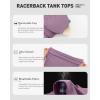 image:imageRUNNING GIRL Workout Tank Tops for WomenRacerback Yoga Tops with Built in Bras Athletic Exercise Tops PaddedPurple