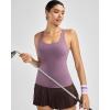 image:imageRUNNING GIRL Workout Tank Tops for WomenRacerback Yoga Tops with Built in Bras Athletic Exercise Tops PaddedPurple