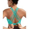 image:imageRUNNING GIRL High Impact Sports Bras for WomenCrisscross Back Adjustable Straps Bra with Hook Closure Workout Supportive BraAbright Green