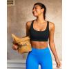 image:imageRUNNING GIRL High Impact Sports Bras for Women High Support Running Adjustable Sports Bra Molded Cup Strappy Sports BrasAblack