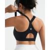 image:imageRUNNING GIRL High Impact Sports Bras for Women High Support Running Adjustable Sports Bra Molded Cup Strappy Sports BrasAblack