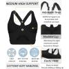 image:imageRUNNING GIRL High Impact Sports Bras for Women High Support Running Adjustable Sports Bra Molded Cup Strappy Sports BrasAblack