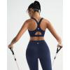 image:imageRUNNING GIRL High Impact Sports Bras for Women High Support Running Adjustable Sports Bra Molded Cup Strappy Sports BrasAdark Blue