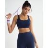 image:imageRUNNING GIRL High Impact Sports Bras for Women High Support Running Adjustable Sports Bra Molded Cup Strappy Sports BrasAdark Blue