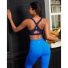image:imageRUNNING GIRL High Impact Sports Bras for Women High Support Running Adjustable Sports Bra Molded Cup Strappy Sports BrasAdark Blue