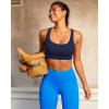 image:imageRUNNING GIRL High Impact Sports Bras for Women High Support Running Adjustable Sports Bra Molded Cup Strappy Sports BrasAdark Blue