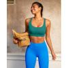 image:imageRUNNING GIRL High Impact Sports Bras for Women High Support Running Adjustable Sports Bra Molded Cup Strappy Sports BrasAgreen