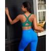 image:imageRUNNING GIRL High Impact Sports Bras for Women High Support Running Adjustable Sports Bra Molded Cup Strappy Sports BrasAgreen