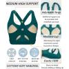 image:imageRUNNING GIRL High Impact Sports Bras for Women High Support Running Adjustable Sports Bra Molded Cup Strappy Sports BrasAgreen