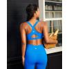image:imageRUNNING GIRL High Impact Sports Bras for Women High Support Running Adjustable Sports Bra Molded Cup Strappy Sports BrasAroyal Blue