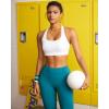 image:imageRUNNING GIRL High Impact Sports Bras for Women High Support Running Adjustable Sports Bra Molded Cup Strappy Sports BrasAwhite