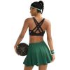 image:imageRUNNING GIRL High Impact Sports Bras for Women High Support Running Adjustable Sports Bra Molded Cup Strappy Sports BrasBblack