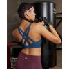 image:imageRUNNING GIRL High Impact Sports Bras for Women High Support Running Adjustable Sports Bra Molded Cup Strappy Sports BrasBdark Blue