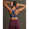 image:imageRUNNING GIRL High Impact Sports Bras for Women High Support Running Adjustable Sports Bra Molded Cup Strappy Sports BrasBdark Blue