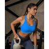 image:imageRUNNING GIRL High Impact Sports Bras for Women High Support Running Adjustable Sports Bra Molded Cup Strappy Sports BrasBelectric Blue