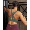 image:imageRUNNING GIRL High Impact Sports Bras for Women High Support Running Adjustable Sports Bra Molded Cup Strappy Sports BrasBgreen