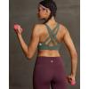 image:imageRUNNING GIRL High Impact Sports Bras for Women High Support Running Adjustable Sports Bra Molded Cup Strappy Sports BrasBgreen