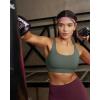 image:imageRUNNING GIRL High Impact Sports Bras for Women High Support Running Adjustable Sports Bra Molded Cup Strappy Sports BrasBgreen