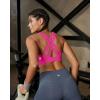 image:imageRUNNING GIRL High Impact Sports Bras for Women High Support Running Adjustable Sports Bra Molded Cup Strappy Sports BrasBhot Pink