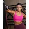 image:imageRUNNING GIRL High Impact Sports Bras for Women High Support Running Adjustable Sports Bra Molded Cup Strappy Sports BrasBhot Pink