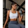 image:imageRUNNING GIRL High Impact Sports Bras for Women High Support Running Adjustable Sports Bra Molded Cup Strappy Sports BrasBwhite
