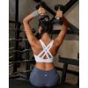 image:imageRUNNING GIRL High Impact Sports Bras for Women High Support Running Adjustable Sports Bra Molded Cup Strappy Sports BrasBwhite
